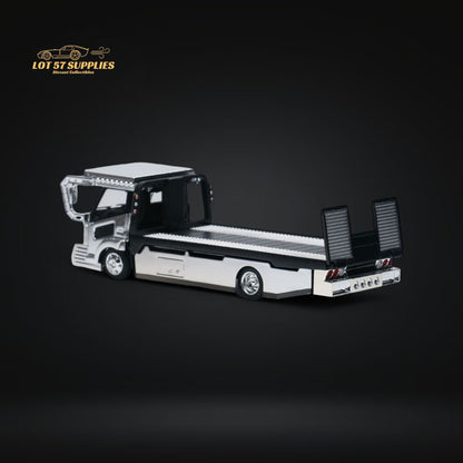 MicroTurbo Dekotora Flatbed Tow Truck 1:64