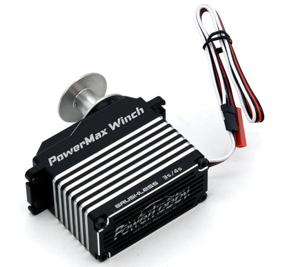 Powerhobby POWERMAX WINCH 1/5 High Torque / Speed 3S 4S Servo Axial SCX6