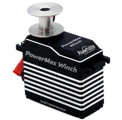 Powerhobby POWERMAX WINCH 1/5 High Torque / Speed 3S 4S Servo Axial SCX6