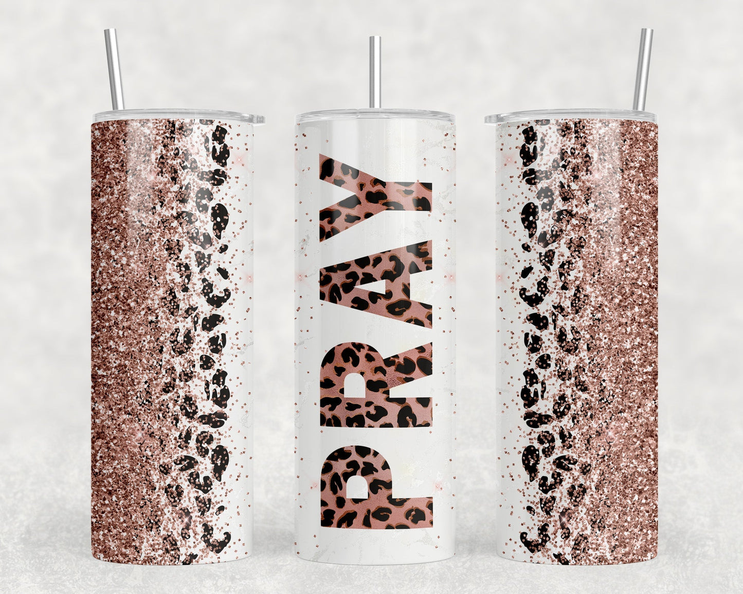 Pray - 20 oz Steel Skinny Tumbler - Optional Blue Tooth Speaker - Speaker Color will Vary by Rowdy Ridge Co