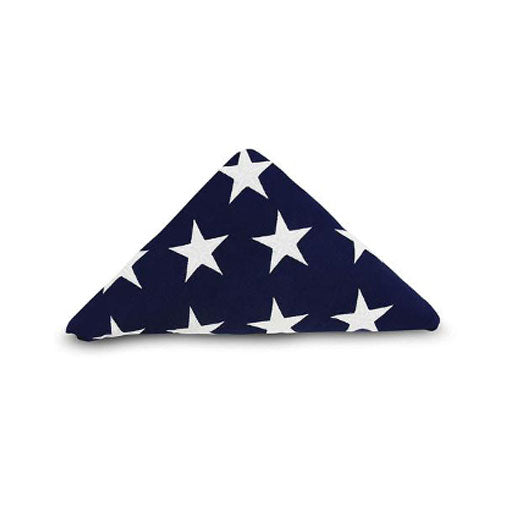 American flag for flag display case