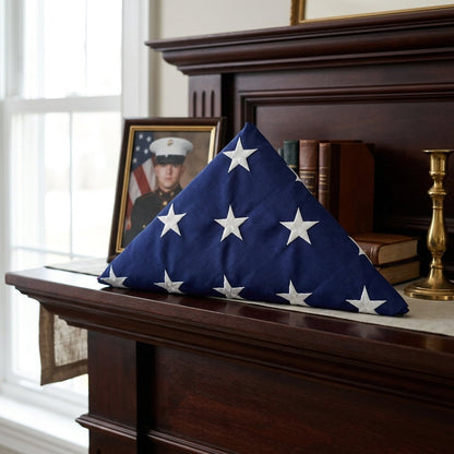 Pre-Folded American Flags for Flag Display Cases - 3' x 5' Flag