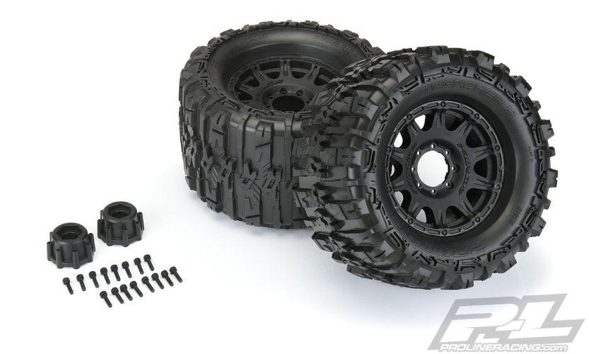 Pro-Line Trencher HP 3.8 Belt MTD Raid 8x32 17mm Tires Mounted F/R