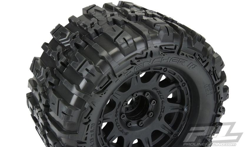 Pro-Line Trencher HP 3.8 Belt MTD Raid 8x32 17mm Tires Mounted F/R