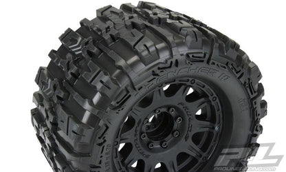 Pro-Line Trencher HP 3.8 Belt MTD Raid 8x32 17mm Tires Mounted F/R