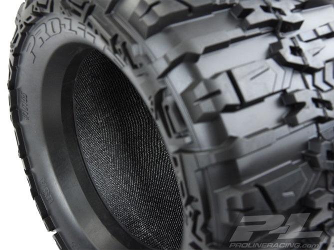 Pro-Line Trencher HP 3.8 Belt MTD Raid 8x32 17mm Tires Mounted F/R