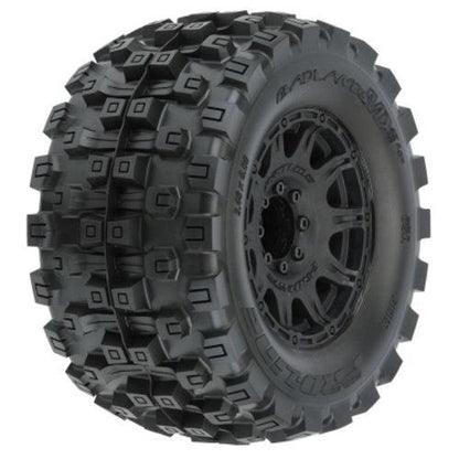 Pro-Line Badlands MX38 HP Belted 3.8" Pre-Mounted Truck Tires (Black) (M2)