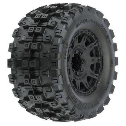 Pro-Line Badlands MX38 HP Belted 3.8" Pre-Mounted Truck Tires (Black) (M2)
