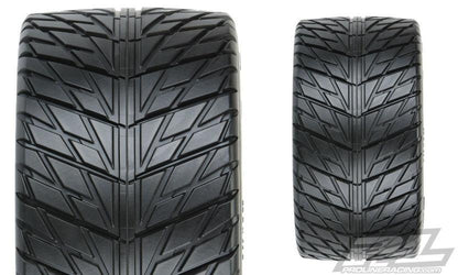 Pro-Line Street Fighter HP 3.8" Street Belted Tire Mounted For MT Mounted