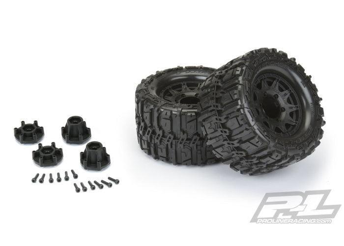 Pro-Line 10168-10 Trencher HP 2.8 Belt Tires MTD Raid 6x30 Wheels Front/Rear