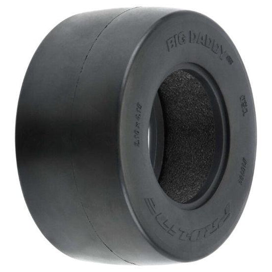 Pro-Line 10184-17 Big Daddy 2.2"/3.0" Wide Drag Slick MC Clay Tires Short Course