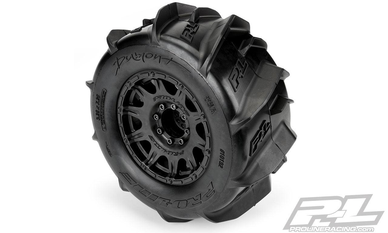 Pro-Line Dumont 3.8" Paddle Sand/Snow Tires Mounted For 17mm MT Traxxas Maxx