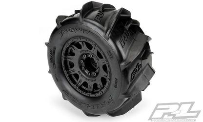 Pro-Line Dumont 3.8" Paddle Sand/Snow Tires Mounted For 17mm MT Traxxas Maxx