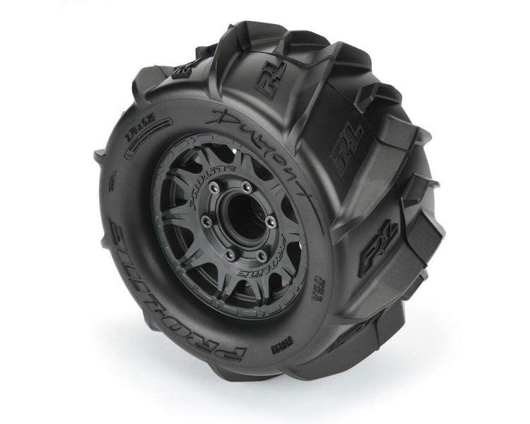 Pro-line 10193-10 1/10 Dumont Front/Rear 2.8" MT Tires Mounted 12mm Blk Raid (2)