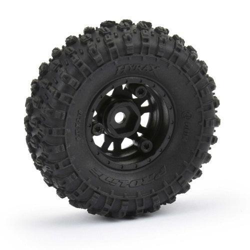 Pro-Line 10194-10 1.0" Hyrax Mounted Tires / Wheels (4) Axial SCX24