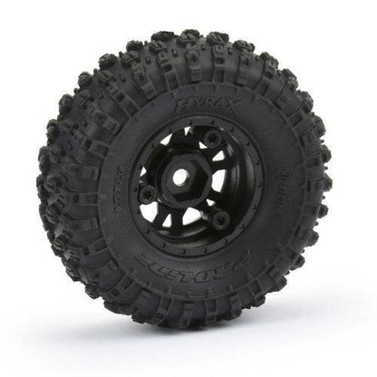 Pro-Line 10194-10 1.0" Hyrax Mounted Tires / Wheels (4) Axial SCX24
