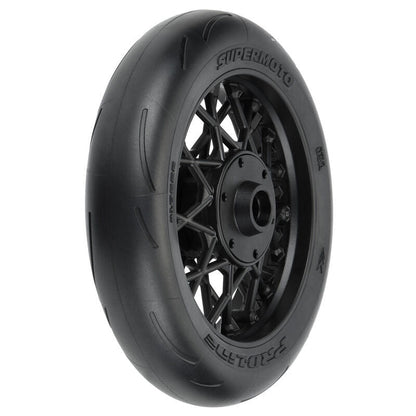 Pro-Line 1/4 Supermoto S3 Motorcycle Front Mounted Tires Losi PROMOTO MX