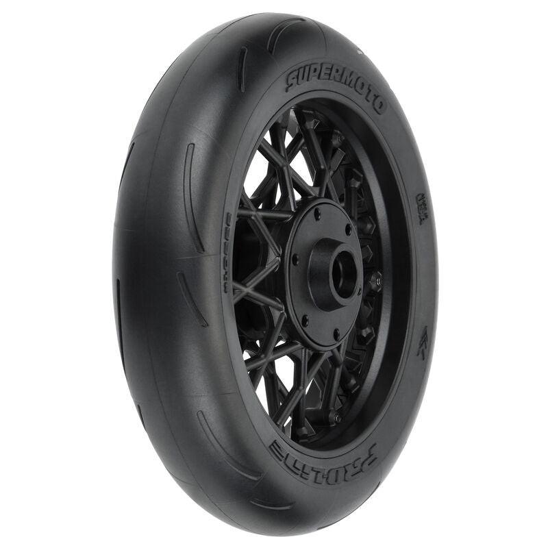 Pro-Line 1/4 Supermoto S3 Motorcycle Front Mounted Tires Losi PROMOTO MX