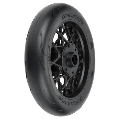 Pro-Line 1/4 Supermoto S3 Motorcycle Front Mounted Tires Losi PROMOTO MX