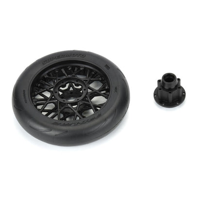 Pro-Line 1/4 Supermoto S3 Motorcycle Front Mounted Tires Losi PROMOTO MX