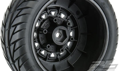 Pro-Line Street Fighter SC 2.2"/3.0" Street Tires Mounted For Mounted on Raid