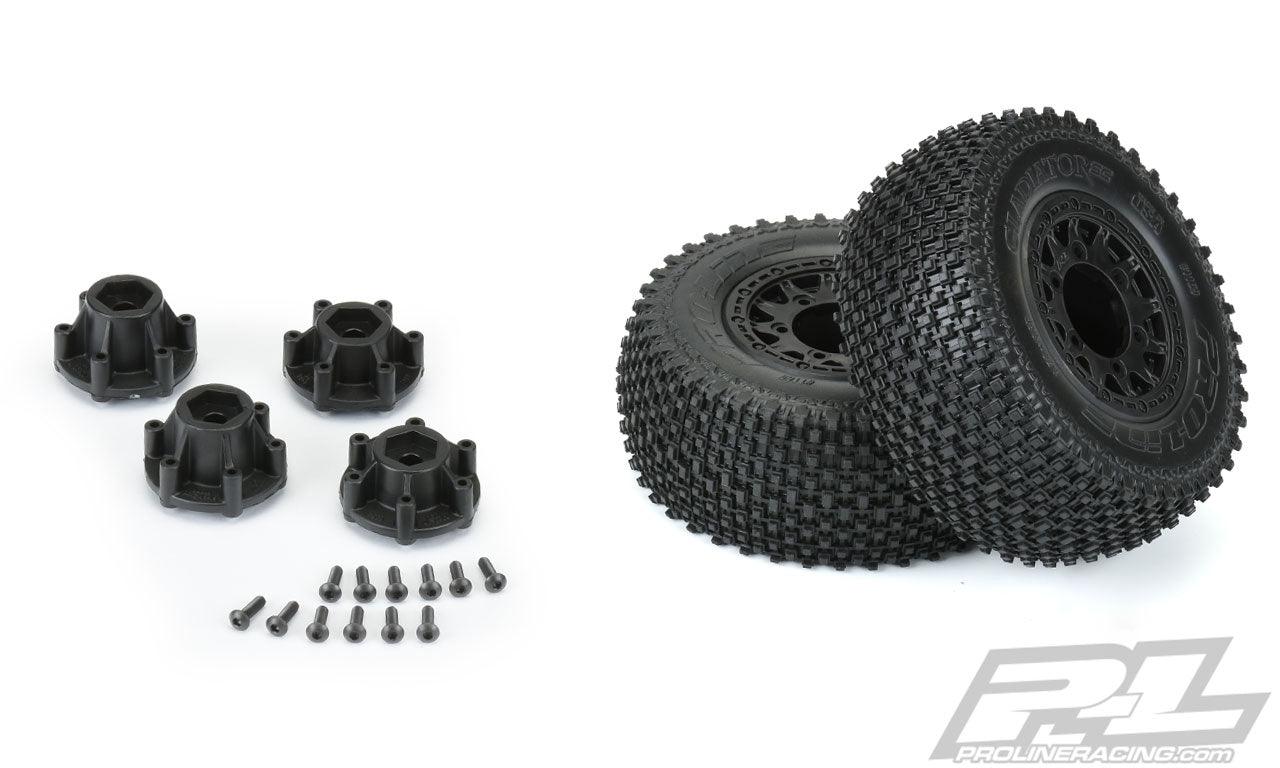 Pro-Line Gladiator SC 2.2"/3.0" M3 (Soft) Off-Road Tires Mounted Traxxas Slash