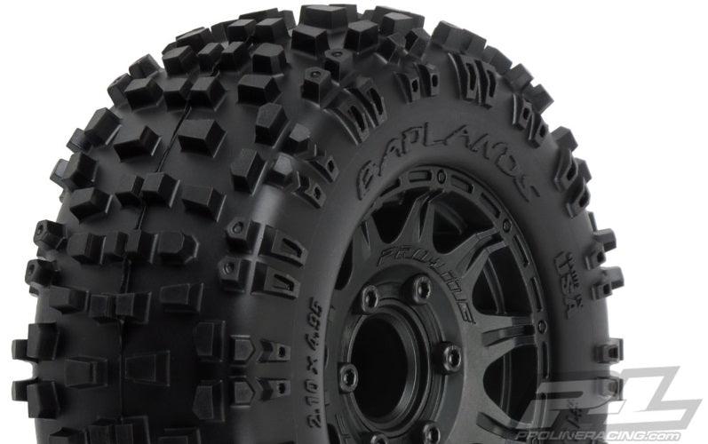 Pro-Line Badlands 2.8" Mounted Tires /Wheels Traxxas Stampede Rustler 2wd 4X4