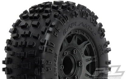 Pro-Line Badlands 2.8" Mounted Tires /Wheels Traxxas Stampede Rustler 2wd 4X4