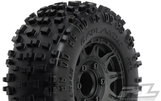 Pro-Line Badlands 2.8" Mounted Tires /Wheels Traxxas Stampede Rustler 2wd 4X4