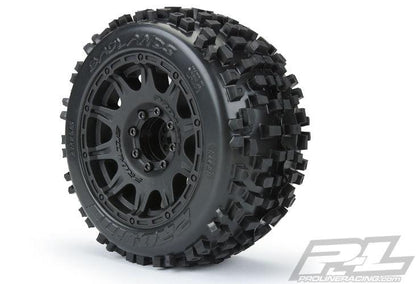 Pro-Line Badlands 3.8" All Terrain Tires Mounted For 17mm MT Front or Rear