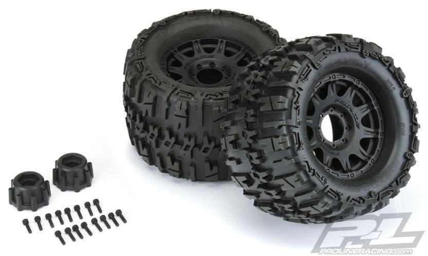 Pro-Line Trencher X 3.8" All Terrain Tires Mounted For 17mm MT Mounted on Raid