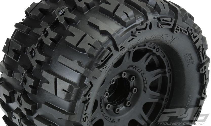 Pro-Line Trencher X 3.8" All Terrain Tires Mounted For 17mm MT Mounted on Raid