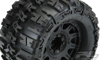 Pro-Line Trencher X 3.8" All Terrain Tires Mounted For 17mm MT Mounted on Raid