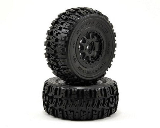 Pro-Line 1190-13 Trencher X SC Tires w/Renegade Wheels (2) (Slash Rear)