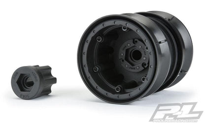 Pro-Line 2786-00 Carbine 1.9" Black Plastic Internal Bead-Loc Dually Wheels