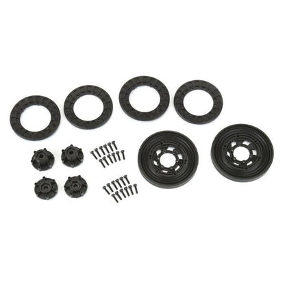Pro-Line 2789-03 Vice CrushLock 2.6" Black/Black 6x30 Rock Crawler Wheels (2)
