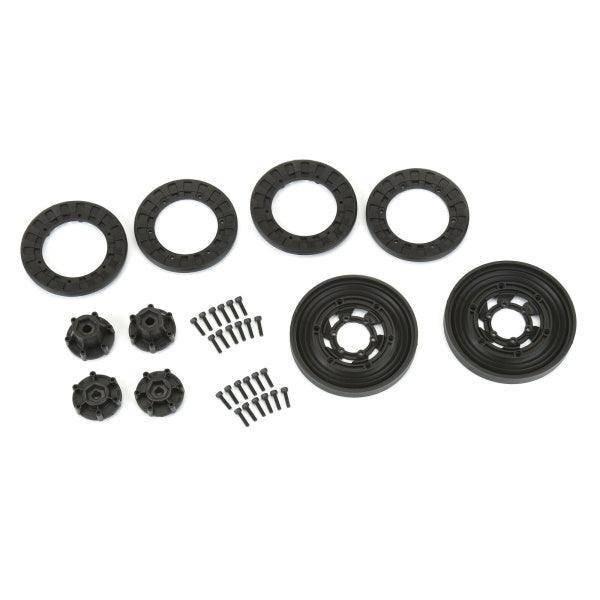 Pro-Line 2789-03 Vice CrushLock 2.6" Black/Black 6x30 Rock Crawler Wheels (2)