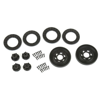 Pro-Line 2789-03 Vice CrushLock 2.6" Black/Black 6x30 Rock Crawler Wheels (2)