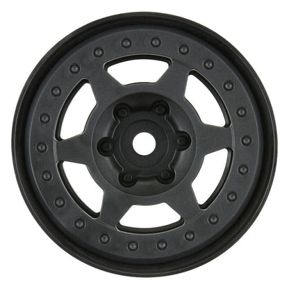 Pro-Line 2809-03 1/10 Holcomb 1.9" 12mm Crawler Bead-Loc Wheels (2) Black