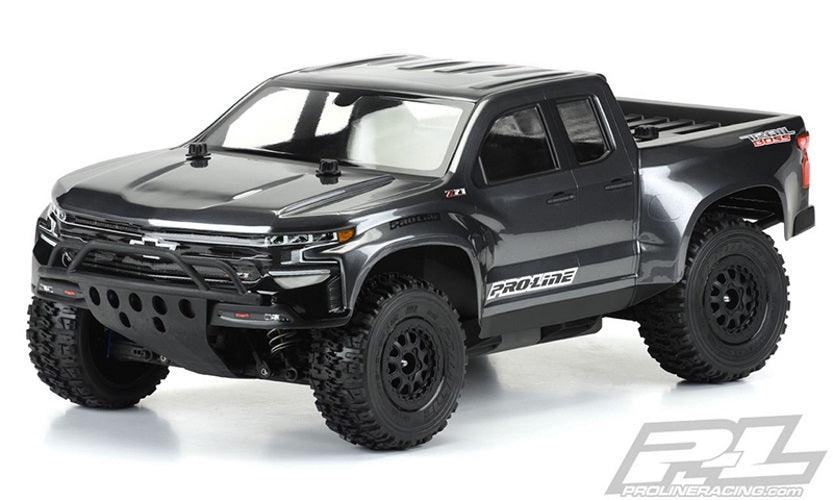 Pro-Line 2019 Chevy Silverado Z71 Trail Boss True Scale SC Body Clear Slash