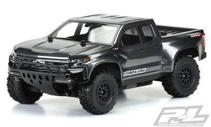 Pro-Line 2019 Chevy Silverado Z71 Trail Boss True Scale SC Body Clear Slash