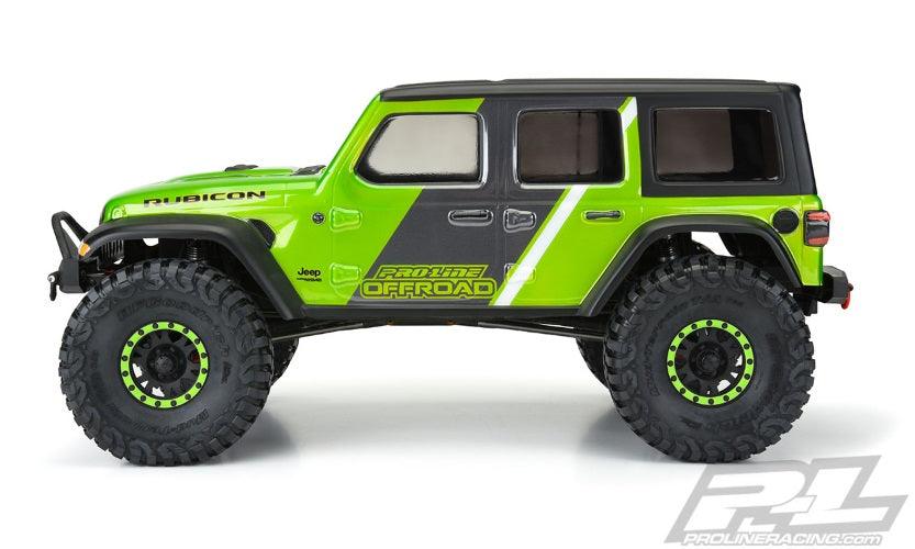 Pro-Line Jeep Wrangler JL Unlimited Rubicon Clear Body For Wheelbase Crawlers