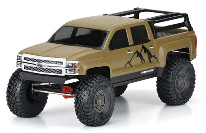 Pro-Line 3585-00 1/10 2015 Chevrolet Silverado Rock Crawler Clear Body 13.9" WB