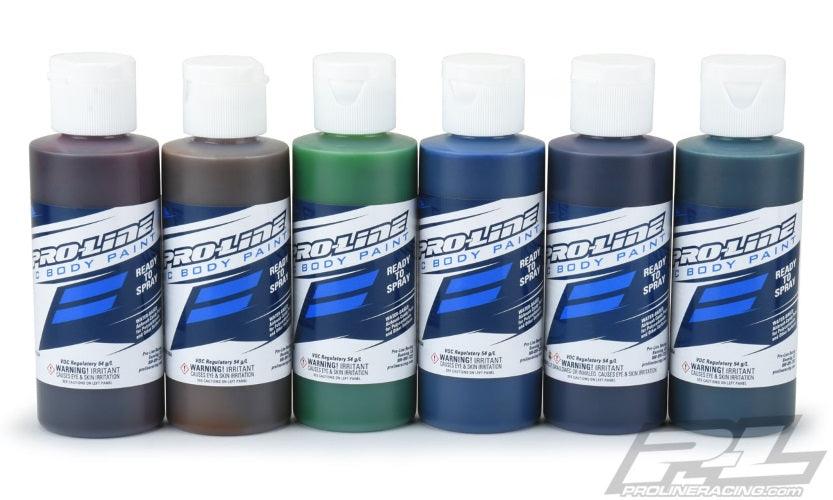Pro-Line Body Paint Candy Set For Formulated Water-Based Airbrush Paint