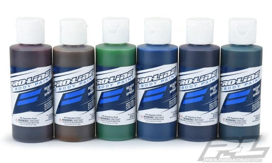 Pro-Line Body Paint Candy Set For Formulated Water-Based Airbrush Paint