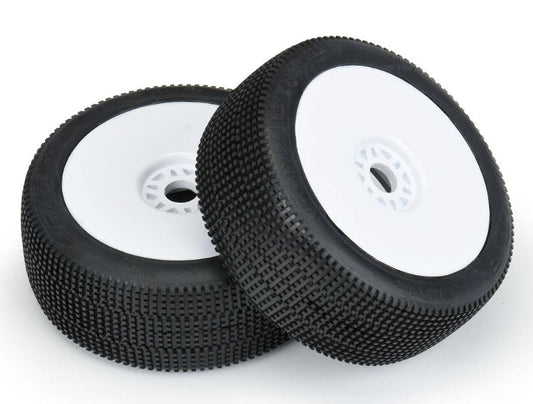 Pro-Line 9071-233 1/8 Convict S3 Buggy Tires Mounted 17mm White Wheels (2)