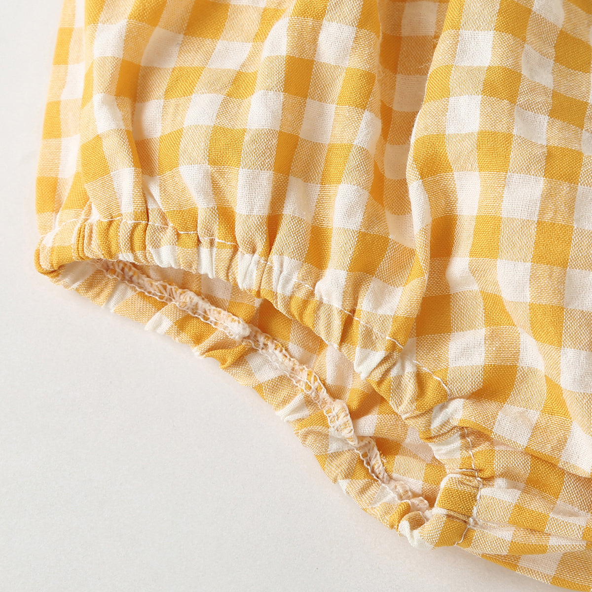 Baby Smiley Print Pattern Solid Tee Combo Plaid Pattern Triangle Shorts Sets by MyKids-USA™