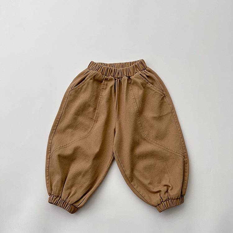 Baby Solid Color Quality Loose Casual Pants Trousers by MyKids-USA™