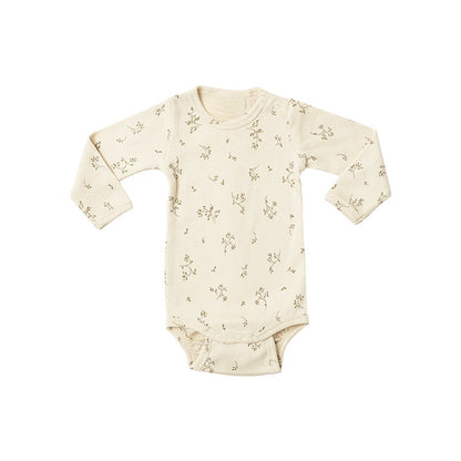 Baby Cartoon & Floral Pattern Long Sleeve Onesies With Pants Sets by MyKids-USA™