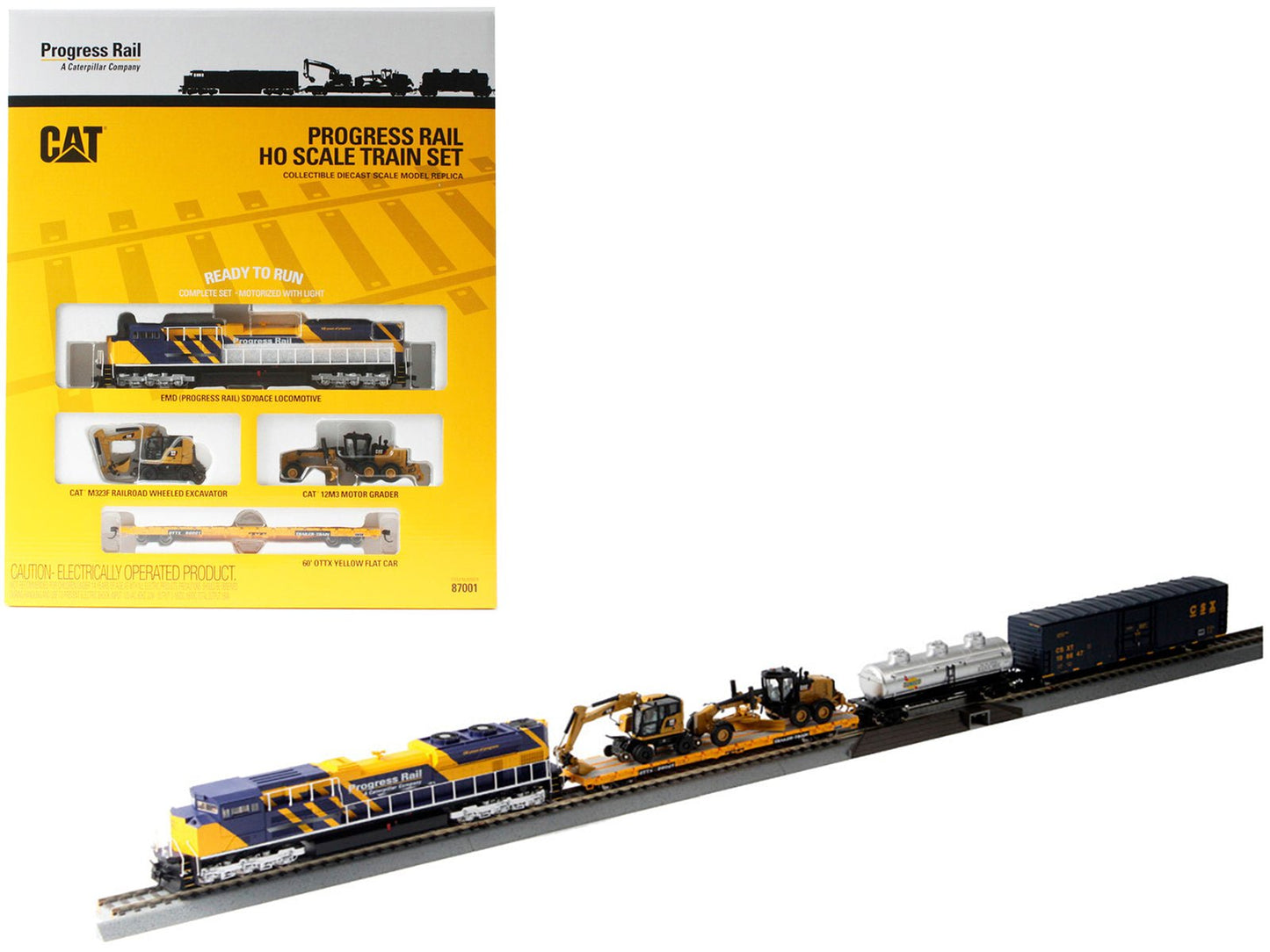 Progress Rail 100th Anniversary Train Set 1/87 (HO) Diecast Models by Diecast Masters  free shipping USA